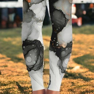 Marble yoga pants (black/ for women)