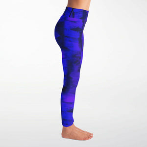 Artistic Yoga Pants (Violet Blue/ For women)