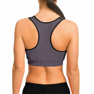 Grey sports Bra  (for women)