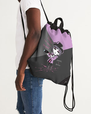 Captain Charlotte Canvas Drawstring Bag