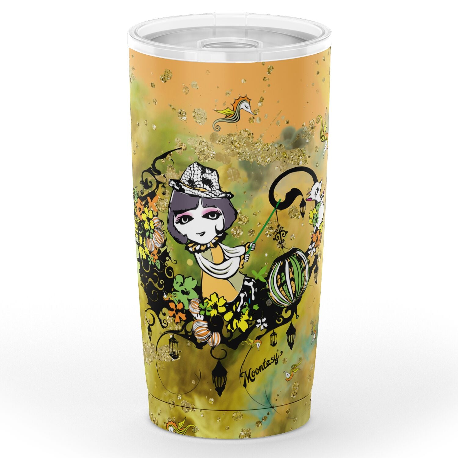 Moon-Gondola Yellow Tumbler (20oz)