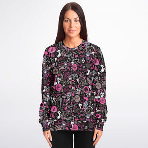 Hong Kong Pattern Fashion Sweatshirt（Black）