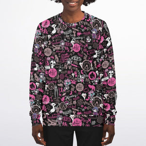 Hong Kong Pattern Fashion Sweatshirt（Black）