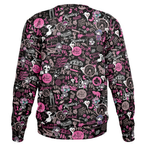 Hong Kong Pattern Fashion Sweatshirt（Black）