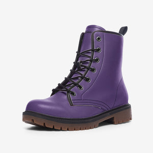 Royal Purple Combat Boots