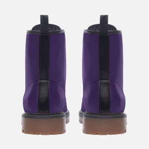 Royal Purple Combat Boots