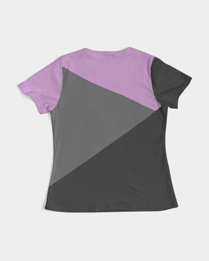 Captain Charlotte Women's Tee ( Black and Purple/ For Women)