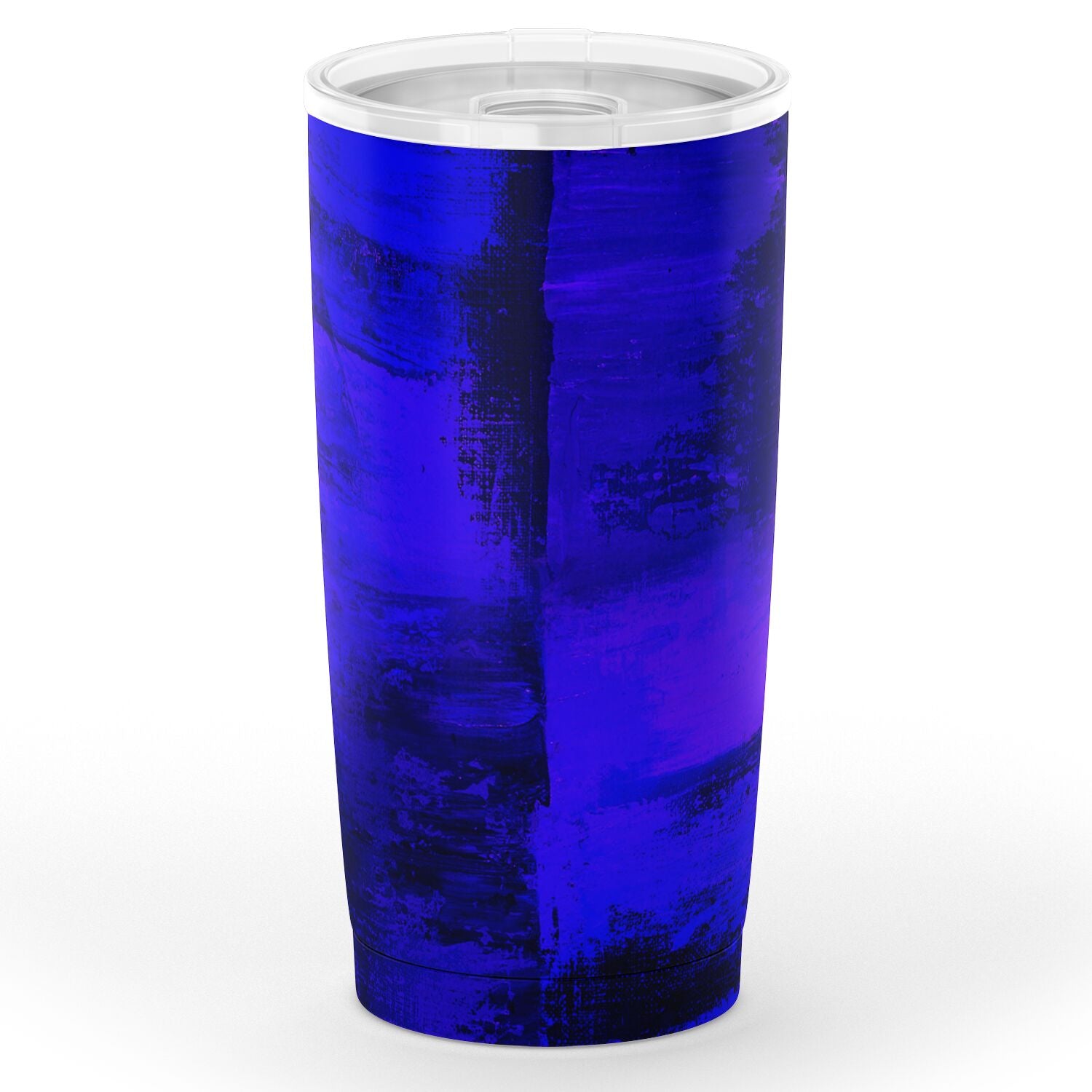 Artistic Violet Blue Tumbler (20oz )