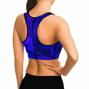 Artistic Yoga Pants And Top Set (Violet Blue/ for women)