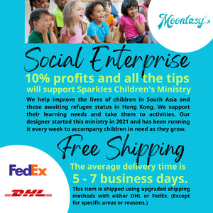 The image is a collage of several images featuring children, with a focus on their happiness and joy. The collage includes images of children smiling, laughing, and interacting with each other. The collage is accompanied by text that provides information about the organization, including details about their mission, the average delivery time, and their shipping methods.