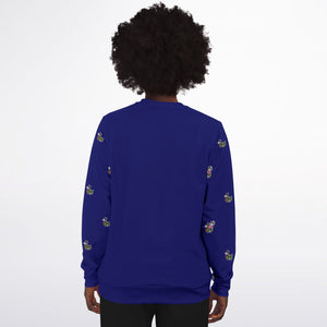 Rabbit Lantern Athletic Sweatshirt（Dark Blue and Purple)