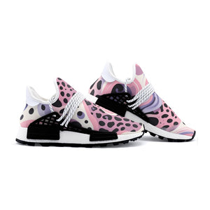 Abstract Pink Splash Lightweight Sneaker (Unisex)