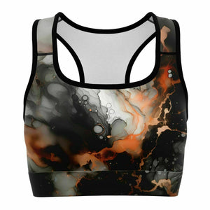 Marble Sports Bra (black/ for women)