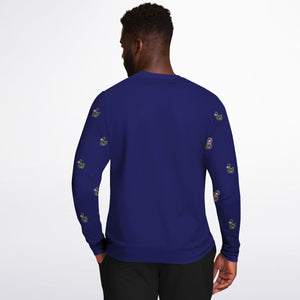 Rabbit Lantern Athletic Sweatshirt（Dark Blue and Purple)