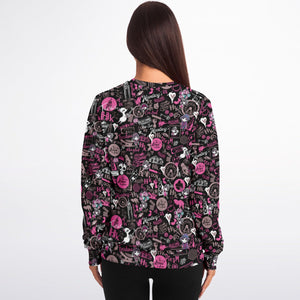 Hong Kong Pattern Fashion Sweatshirt（Black）