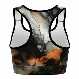 Marble Sports Bra (black/ for women)