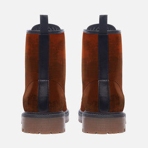 Earthy Vintage Combat Boots( Brown| For Men | Women)