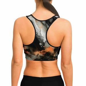 Marble Sports Bra (black/ for women)