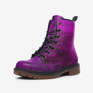 Amethyst Purple and Royal Blue Combat Boots（For Women｜Men）