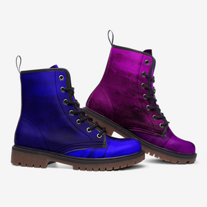 Amethyst Purple and Royal Blue Combat Boots（For Women｜Men）