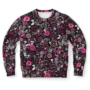 Hong Kong Pattern Fashion Sweatshirt（Black）