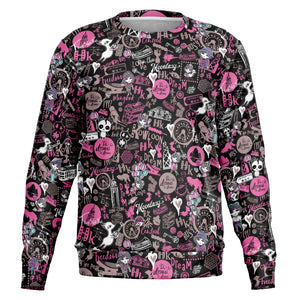 Hong Kong Pattern Fashion Sweatshirt（Black）