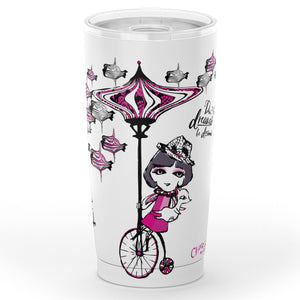 Flying Dream White Tumbler (20oz)