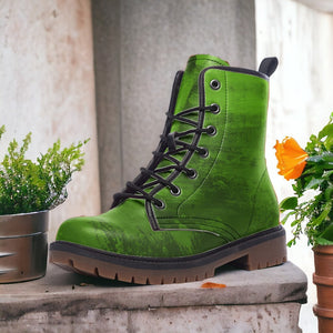Mossy Green Combat Boots ( For Women and Men)