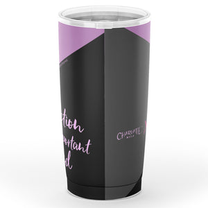 Captain Charlotte Black and Pink Tumbler (20oz)