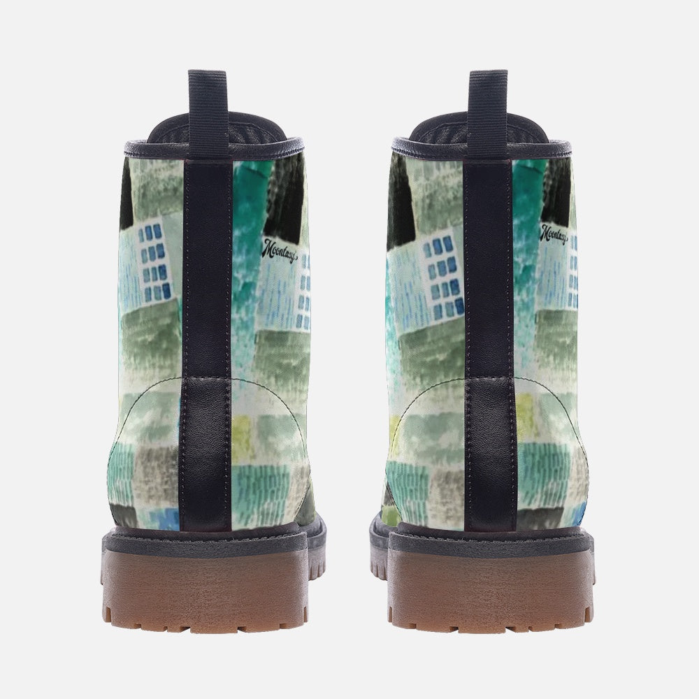 a close up of a pair of boots on a white background