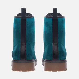 Ocean Teal Combat Boots