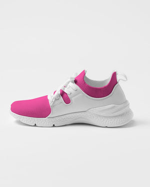 Pink and White Men's Two-Tone Sneaker (Barbie Pink )