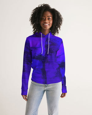 Artistic Violet Blue Women's Hoodie