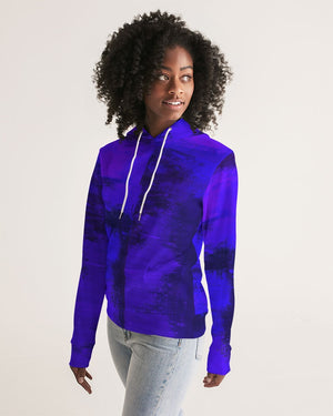 Artistic Violet Blue Women's Hoodie