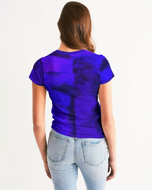 Artistic Women's Tee (Violet Blue)