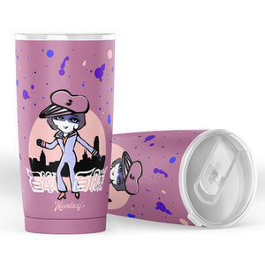 Japan Anime Inspired 20oz Tumbler (Charlotte- Pink)