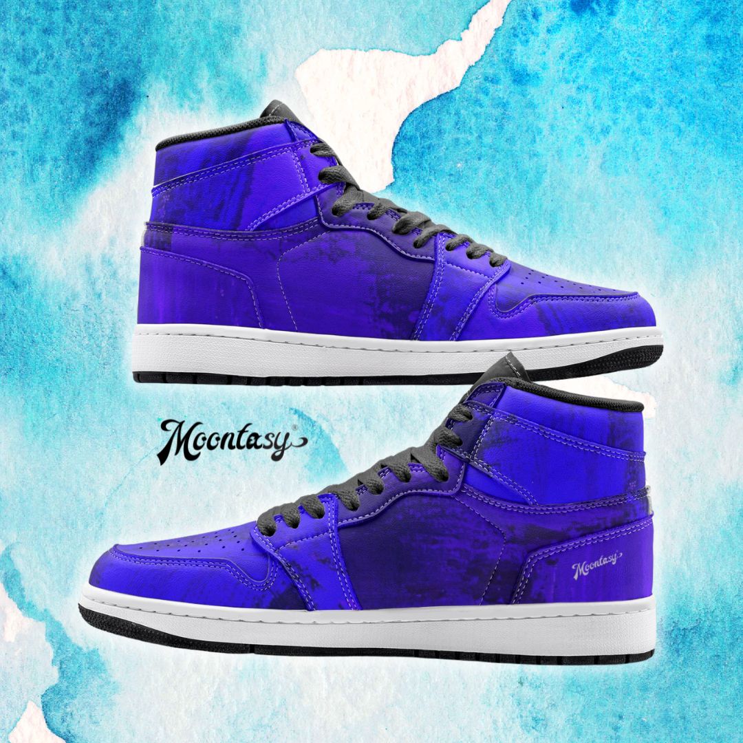 Artistic Violet Blue Unisex Sneaker