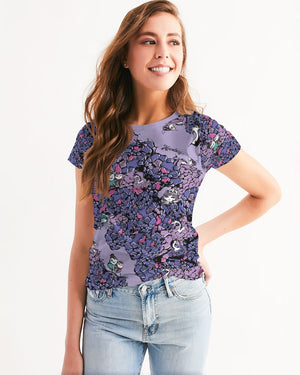 Owls Floral Women's Tee