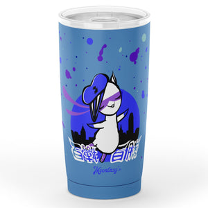 Japan Anime Inspired 20oz Tumbler ( Moonkii Blue)