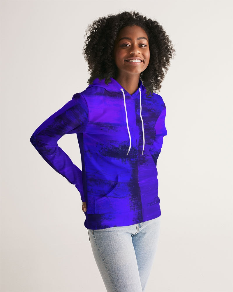 Artistic Violet Blue Women's Hoodie