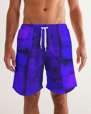 Artistic Men's Swim Trunk (Violet Blue)