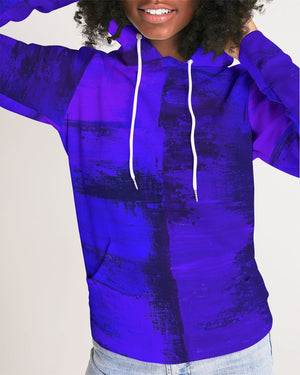 Artistic Violet Blue Women's Hoodie