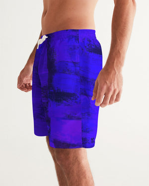 Artistic Men's Swim Trunk (Violet Blue)