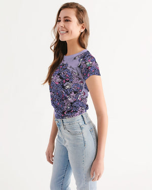 Owls Floral Women's Tee