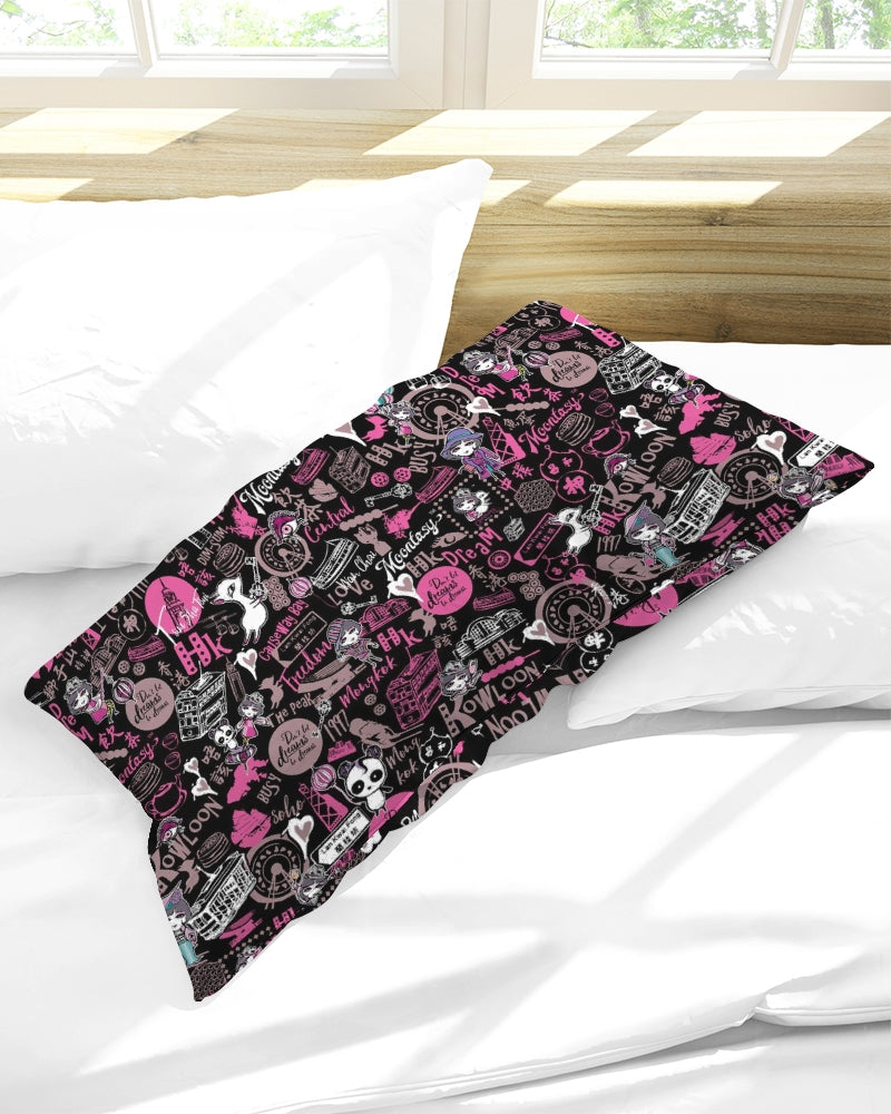 Hong Kong Pattern King Pillow Case