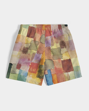 Paul Klee Brown And Orange Men's Swim Trunk