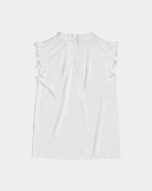 Hong Kong Central Women's Ruffle Sleeve Top