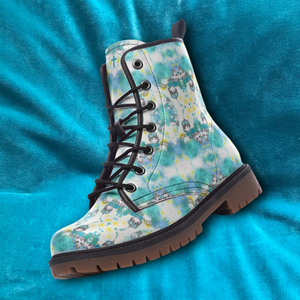 God Is Love Fancy Mint Vegan Leather Boots