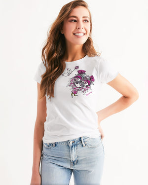 Lion Dance Women's Tee (White)