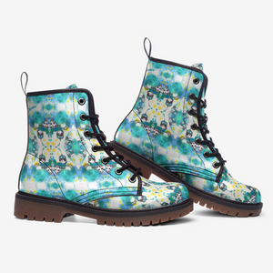 God Is Love Fancy Mint Vegan Leather Boots